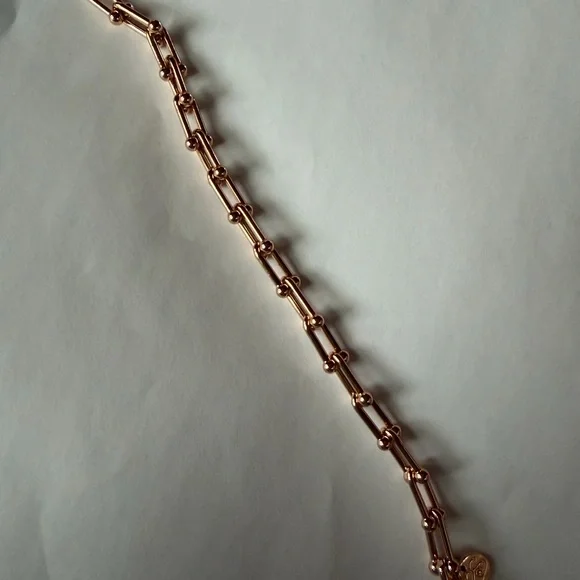 14k Rose Gold La Catena Bracelet by Spark’l- size 2 (6.75”) - Picture 5 of 8